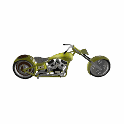Motorbike model from ShapeNet
